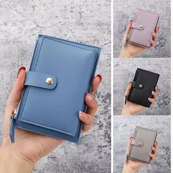 Модный ультратонкий кошелек для монет, многофункциональный чехол для карт, портативный дорожный чехол для карт на молнии, женская модная сумка светло-розовый