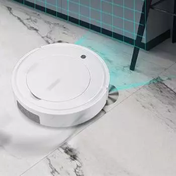 Модный ультратонкий мини-робот с длительным сроком службы белый