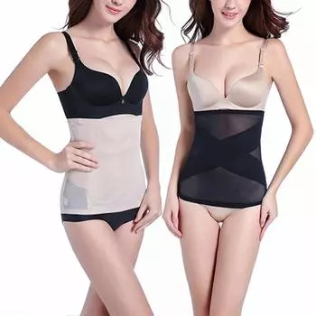 Модный унисекс послеродовой восстановительный ультратонкий пояс для живота высокого качества, корректирующее белье для тела 1 шт., корсет для талии, корректирующее белье для женщин, для похудения, лето для женщин XXXL чёрный