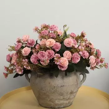 Модный унисекс живой шелковый цветок для домашнего декора невесты 1 букет искусственных цветов для дома, банкета, вечеринки, 30 см, гвоздика, розовый искусственный цветок гвоздики розовый