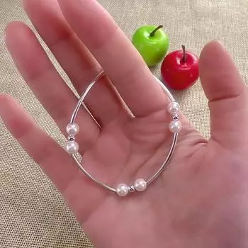 Модный универсальный браслет для женщин, свежие украшения, уникальный подарок, нишевый дизайн, простые струны ручной работы серебряный