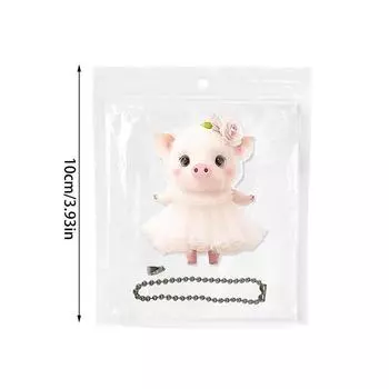 Модный велосипедный брелок-подвеска для автомобиля Piggy, акриловый брелок для ключей, сумка-подвеска, украшение для интерьера автомобиля, рюкзак, аксессуары, подарок