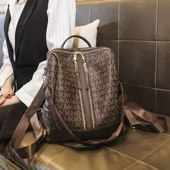 Модный винтажный рюкзак с принтом для женщин, весна-лето, большая емкость, противоугонный рюкзак для отдыха и путешествий