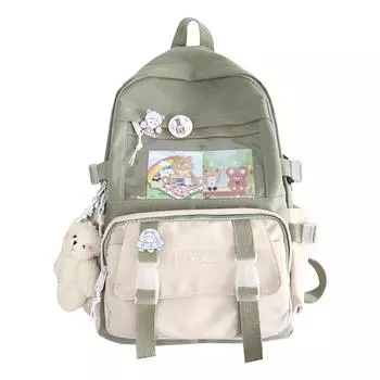 Модный водонепроницаемый женский рюкзак для девочек-подростков Kawaii BookBag, рюкзак для ноутбука, милый школьный рюкзак для студентов Mochila Female