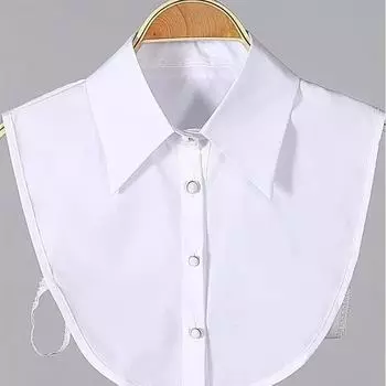 Модный воротник-стойка, рубашка, поддельный воротник, элегантный однотонный поддельный воротник, аксессуары для одежды