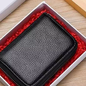 Модный закрытый стиль на молнии с несколькими картами, защитный чехол, карманный кошелек