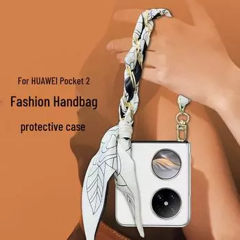 Модный защитный чехол для Huawei Pocket2 с высококачественным браслетом идеально подходит для женщин, находящихся в пути. HUAWEI pocket2