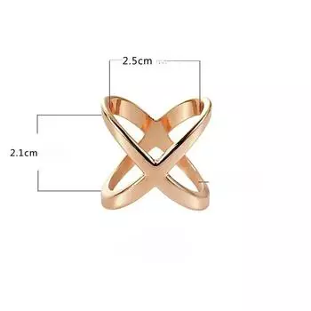 Модный зажим для шарфа в форме креста, металлические броши в форме буквы X для женщин, ажурные шарфы с бантом, держатель для пряжки, шали, ювелирные изделия, аксессуары для одежды L
