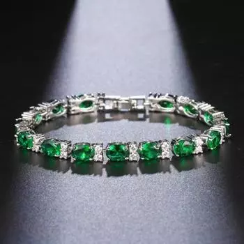 Модный женский браслет с пряжкой, зеленый цвет, сломать нелегко