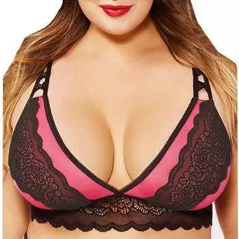 Модный женский бюстгальтер больших размеров, очаровательное кружевное сексуальное женское белье, одежда для сна 5XL
