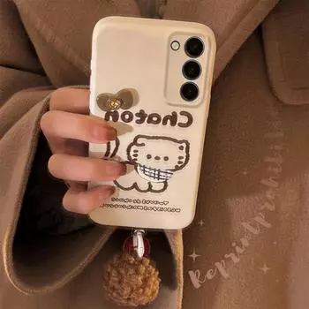 Модный женский чехол для телефона Samsung Galaxy A54 A13 A12 A14 S24 S23 Ultra S22 Plus A53 A23 A21S S23+ мультяшный милый кот жесткий противоударный чехол для телефона из ПК A53-5G