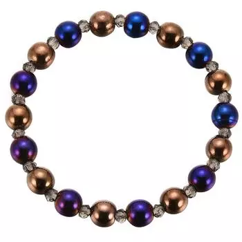 Модный женский двухцветный магнитный браслет из гематита, аксессуар для браслета