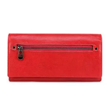 Модный женский кошелек из натуральной кожи с несколькими картами, длинный кошелек с RFID, многофункциональный клатч для мобильного телефона синий