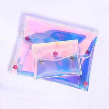 Модный женский косметичка, лазерная косметичка, прозрачная косметичка, женская косметичка, портативная косметичка-органайзер S