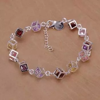 Модный женский куб, красочный браслет, подарки