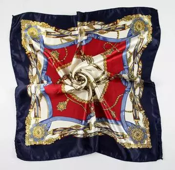 Модный женский профессиональный шарф, декоративный шейный платок и многоцелевой шелковый шарф для женщин 50-50