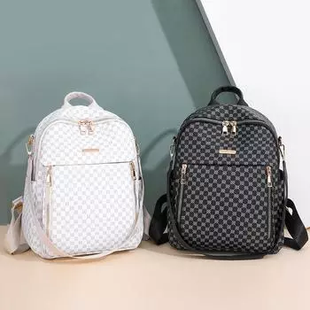 Модный женский рюкзак большой емкости с принтом рюкзак на молнии сумка