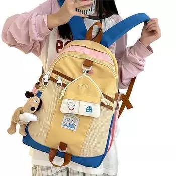 Модный женский рюкзак для подростков, черная школьная сумка, женская деловая дорожная сумка для девочек, водонепроницаемая Mochila белый