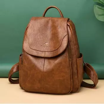 Модный женский рюкзак, новый противоугонный рюкзак большой емкости для путешествий на открытом воздухе красный