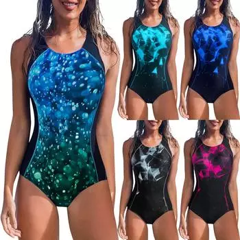 Модный женский сексуальный купальник с v-образным вырезом и открытой спиной, темперамент, пляжная одежда, бикини L чёрный