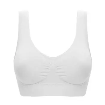Модный женский сексуальный однослойный бесшовный бюстгальтер, беспроводная спортивная йога, корректирующее белье XXL