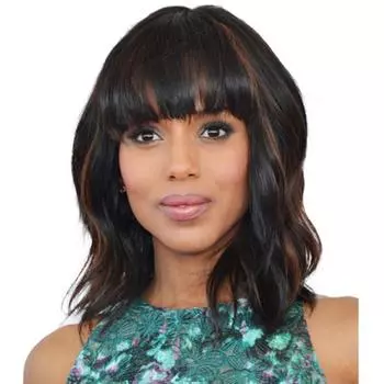 Модный женский сексуальный полный парик, вьющийся парик, короткий парик, стильный крутой парик чёрный