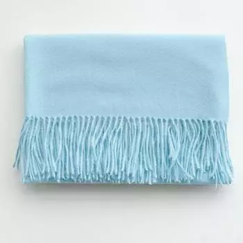 Модный женский теплый длинный чистый цветной шаль, зимний женский шарф 200*68cm