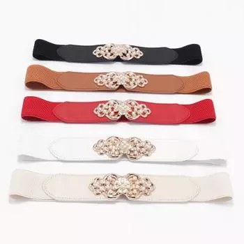 Модный женский винтажный кожаный пояс с пряжкой в стиле бохо, аксессуары для пояса бежевый