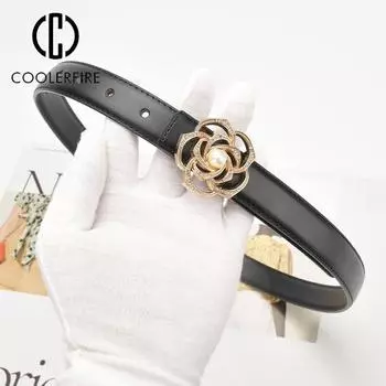 Модный женский жемчужный пояс, простой универсальный повседневный джинсовый дизайнерский ремень, высококачественный люксовый брендовый ремень, женский тонкий ремень LB2278 105CM белый