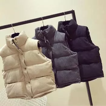 Модный женский жилет, жилет, куртка, верхняя одежда, однотонные теплые топы L бежевый