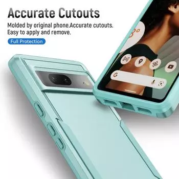 Модный жесткий защитный чехол для Google Pixel8 Pixel 8 Pro 7A Pixel6 Pixel7 Pixel6A Pixel 6 7 Pro 6A Pixel7 Противоударная сумка для телефона for Pixel 7A чёрный