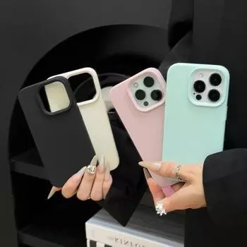 Модный жидкий силиконовый чехол для iPhone, устойчивый к скольжению и падениям, чехол для iPhone14, 15 Pro Max, 14 plus, 15 plus, 16 plus, чехол для iPhone 11, 12, 13 iPhone 16 Plus