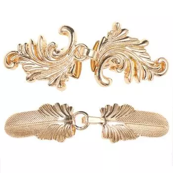 Модный зимний новый DIY кардиган клип свитер блузка булавка клип застежки шаль брошь Gold 3