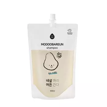 MODOOBAREUN Kids Mom Baby Kids Shampoo Deeply moisturizes hair and scalp Hair care that can be used from newborns Organic Vegan Natural shampoo made
