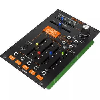 Модуль аналогового синтезатора Behringer Eurorack, совместимый с модулем аналогового VCO Eurorack, воспроизводящий схему 2600 Black 2600-VCO чёрный