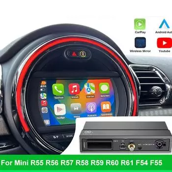 Модуль Android Auto Sinairyu Wireless CarPlay совместим с BMW MINI Mini R55 R56 R57 R58 R59 R60 R61 F54 F55 F56 F57 Compatible for MINI NBT