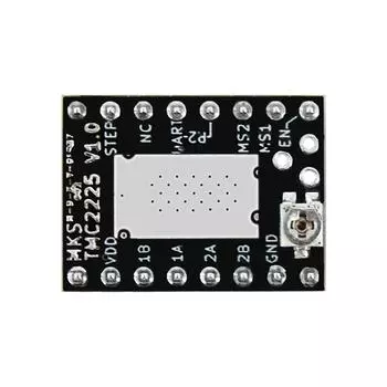 Модуль драйвера шагового двигателя Aibecy TMC2225 с радиатором, 4 шт., поддержка режима UART для 3D-принтера 4pcs разноцветный