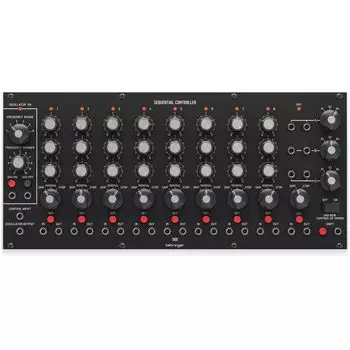 Модульный аналоговый синтезатор Behringer Eurorack-модуль, совместимый с Eurorack-модуль, аналоговый секвенсорный модуль SYSTEM55 Series 960, СЕКВЕНИАЛЬНЫЙ КОНТРОЛЛЕР, ЧЕРНЫЙ чёрный
