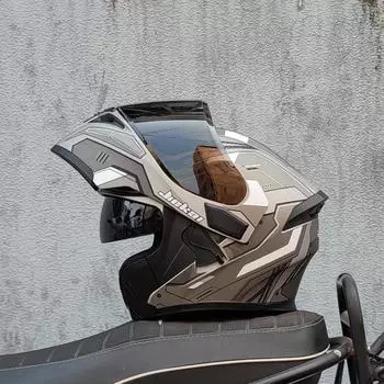 Модульный мотоциклетный шлем флип-шлем полный гоночный шлем cascos para moto двойная линза может быть оснащен Bluetooth capacete DOT M