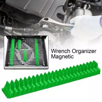 Модульный органайзер для ключей Yousheng с магнитным основанием, комбинированный держатель для гаечных ключей с храповым механизмом, 20 гаечных ключей, стойка для хранения инструментов синий
