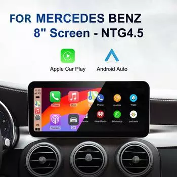 Модуль обновления беспроводной CarPlay ТОЛЬКО для системы Mercedes-Benz NTG 4.5 с док-станцией Harman BECKER Navi-dock 2011-2015 годов Plug & Play чёрный
