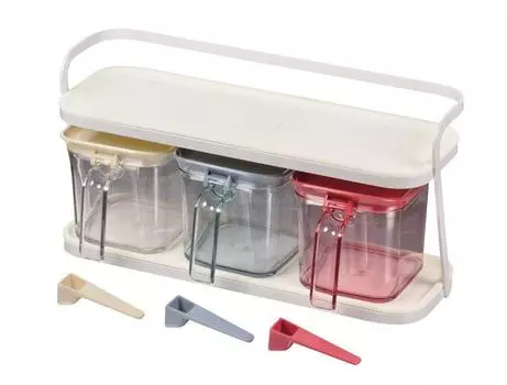 Модуль Pearl Metal Plus для хранения приправ с 3-дюймовым отсеком [Сделано в Японии] HB-2240