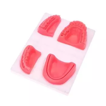 Модуль стоматологического наложения швов на десну/рот. Обучающая модель из силикона для наложения швов при пародонтите. Хирургическая практика. Инструмент для обучения наложению швов.