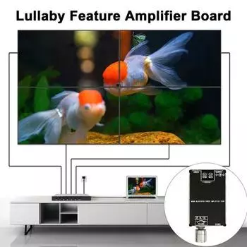 Модуль усилителя мощности звука Yousheng с поддержкой Bluetooth, богатый звук, регулируемая плата усилителя громкости, электронный комплект «сделай сам» чёрный