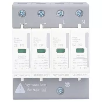 Модуль защиты от перенапряжения BERM House Surge Protector для домашнего использования 4P20KA BEMLY20