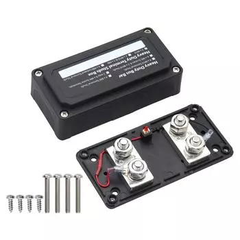 Modular Box Design Fuse Box with LED Light Fuse Status Indication Automobile Boat Yacht Fuse Box чёрный