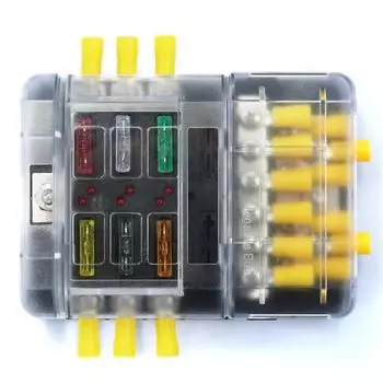 Modular Design Fuse/ Bus Bar Box Series/ Heavy-Duty Terminal Studs Auto Replacement Parts Fuses чёрный