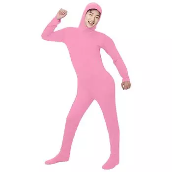 Moerstar Косплей Зентаи во всё тело 8 Открытый Фантазийный Плюс Мужской и Во всё тело Хэллоуин Школа Сцена Унисекс Размер Костюм, Цвета, Лицо, Маскарад, Платье, Размер, розовый