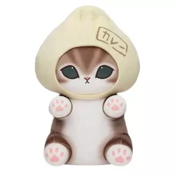 mofusand Cat meat bun BIG stuffed toy Moff Sand 2 types in total Approximately 28cm (curry bun)