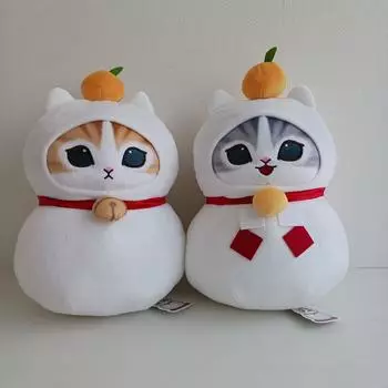 Mofusand Kagami Mochi Cat Большая плюшевая кукла, набор мягких игрушек с биркой